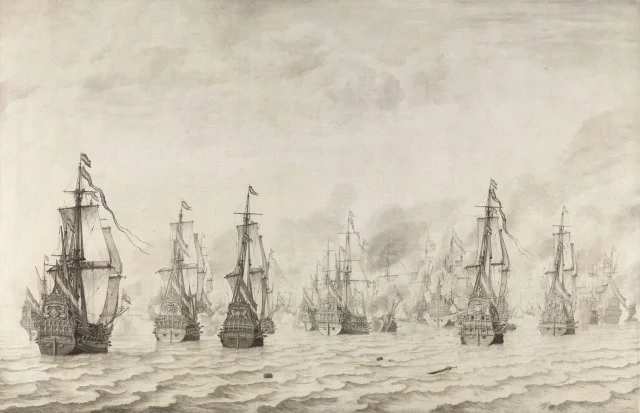 ダンケルク沖のスペイン艦隊との海戦、1639年2月18日