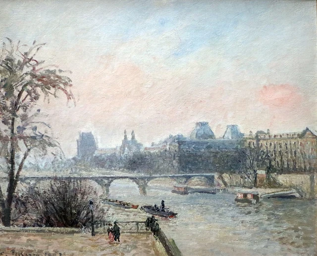 Die Seine und der Louvre