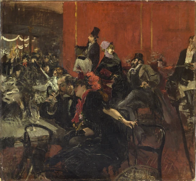 Scene of Festivities at the Moulin Rouge