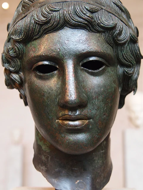 Bronze Head of a Boy with a Victor's Band