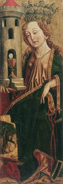 St Barbara (interior) and St Cassian (exterior)