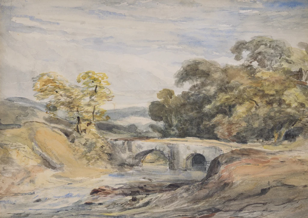 Paysage au pont
