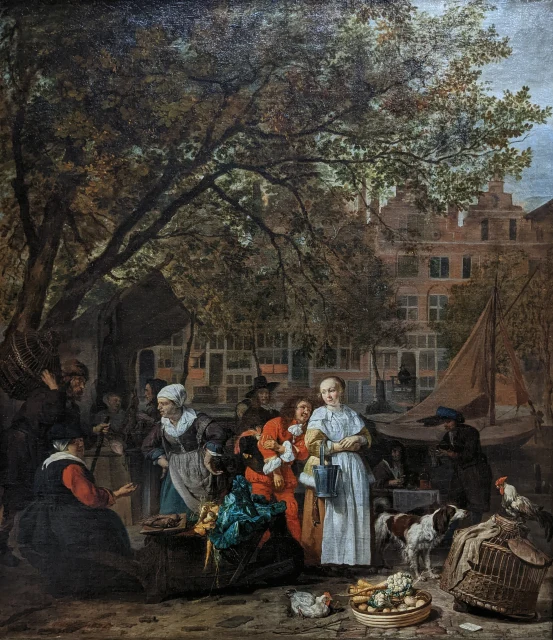 The Vegetable Market in Amsterdam