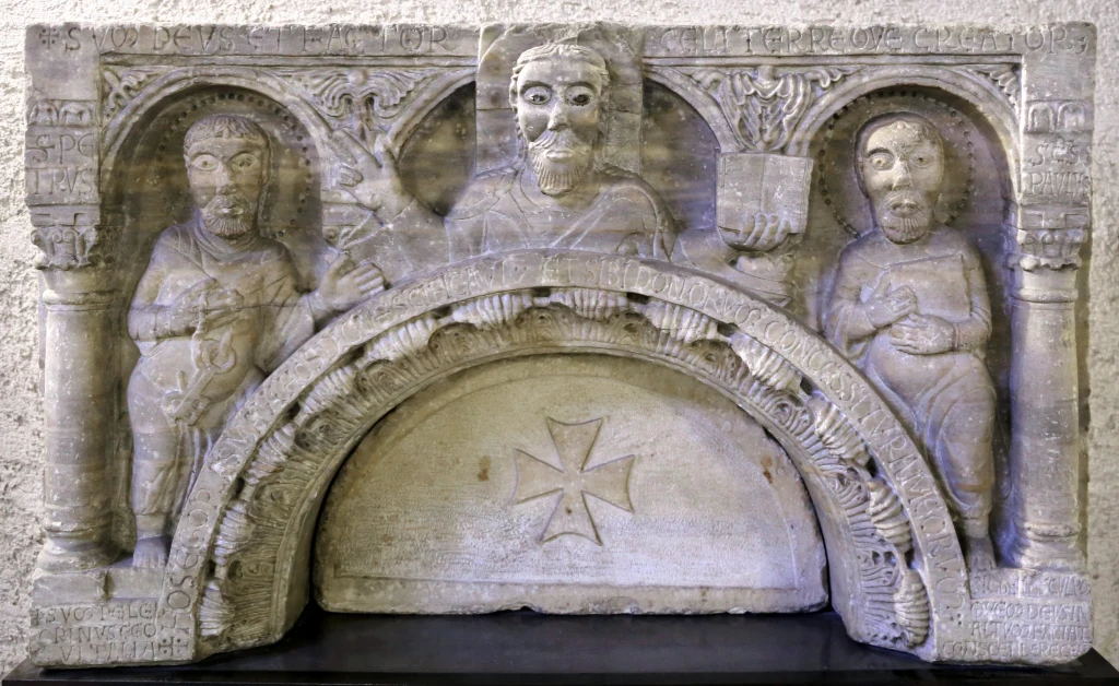Cristo tra i santi Pietro e Paolo