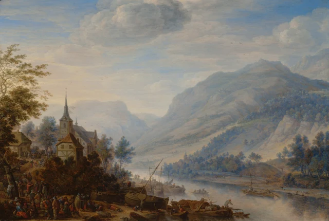 View of the Rhine at Reineck