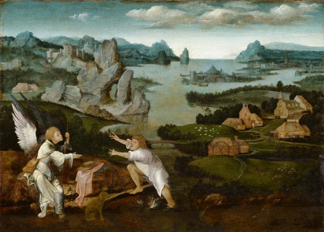 Paesaggio con Tobia e l'angelo