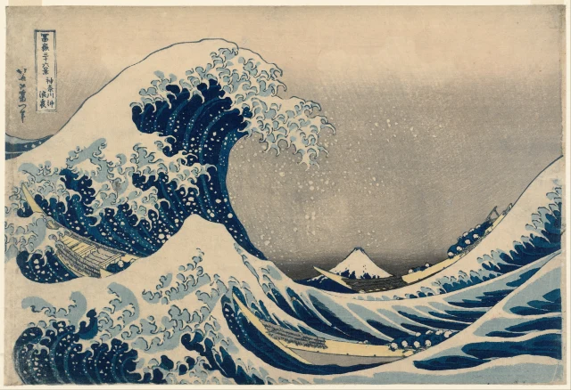 Under the Wave off Kanagawa, also known as the Great Wave, from the series Thirty-six Views of Mount Fuji