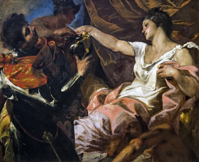 Circe and Odysseus (Mythological Scene)