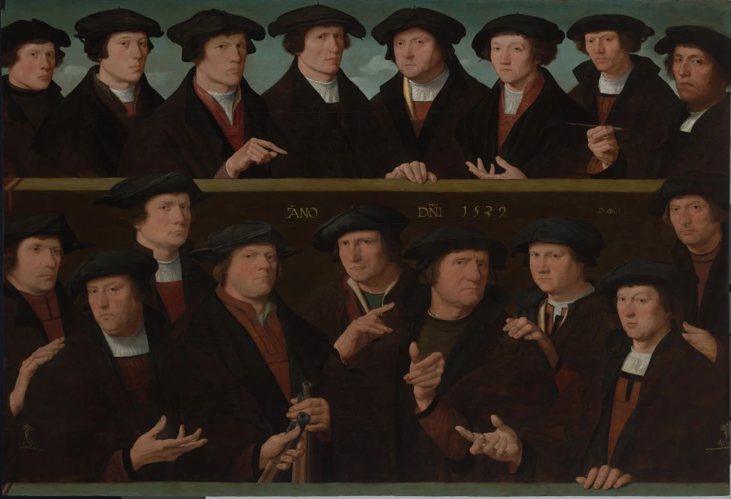 Um grupo de guardas civis, 1529