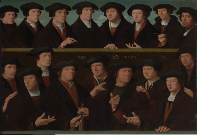 Um grupo de guardas civis, 1529
