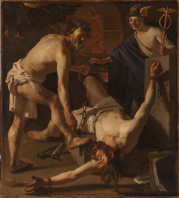 Prometheus Chained by Vulcan