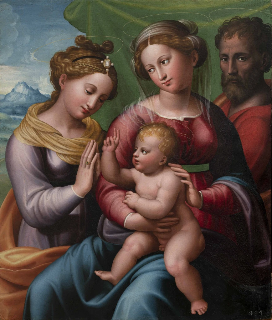 Die mystische Vermählung der heiligen Katharina