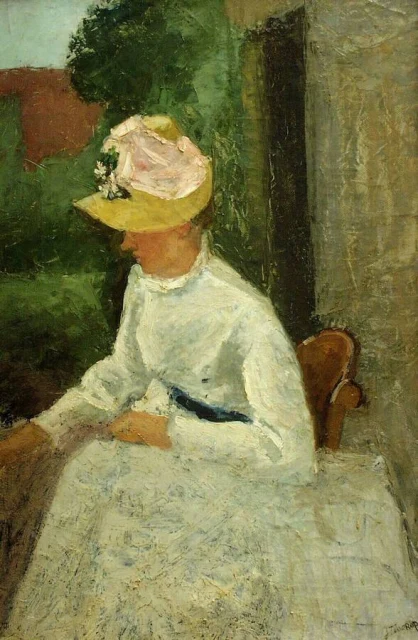 Lady in White