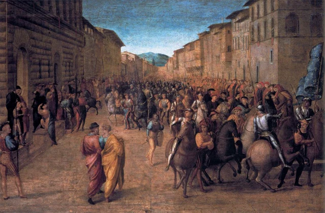 Einzug Karls VIII. in Florenz