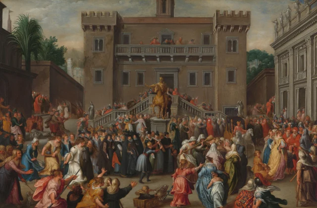 The Rising of the Women of Rome on the Capitol on Account of Papirius