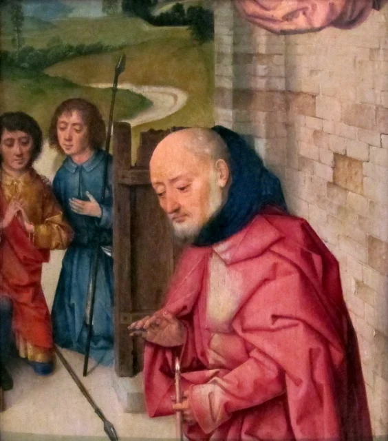 Saint Joseph and Two Shepherds