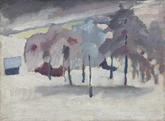 Murnau – Arbres sous la neige