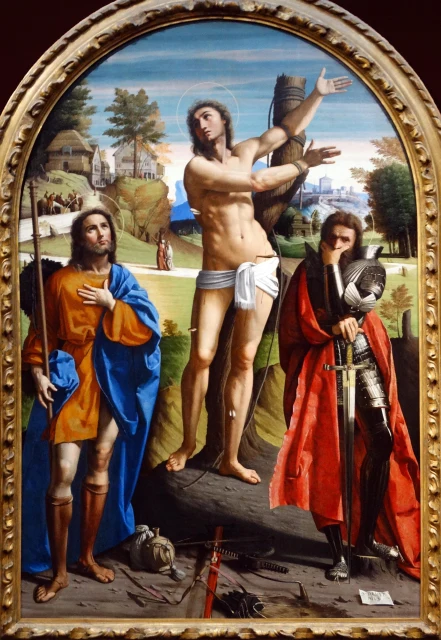 Saint Sebastian with Saint Roch and Saint Demetrius