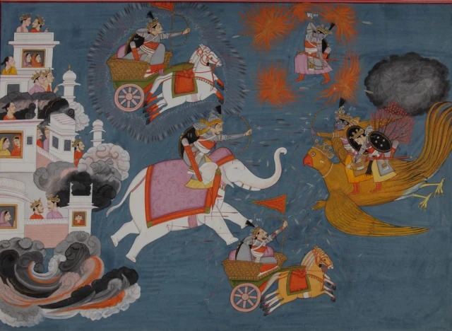 Illustration from the Mahabharata