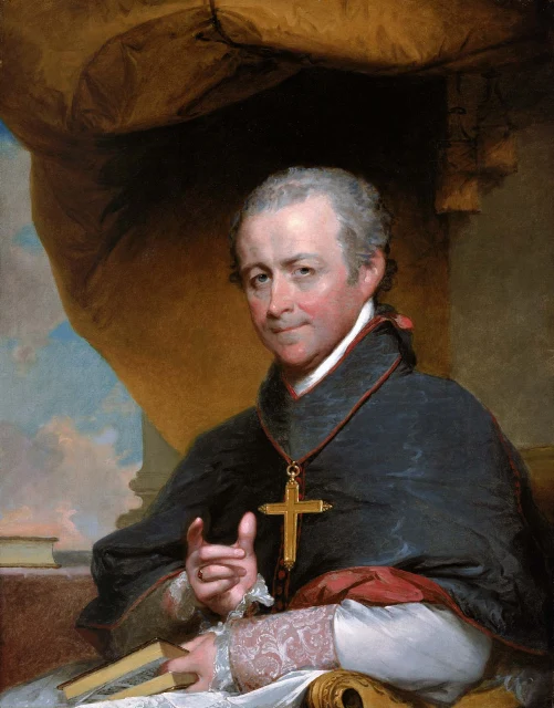El obispo Jean-Louis Anne Magdelaine Lefebvre de Cheverus