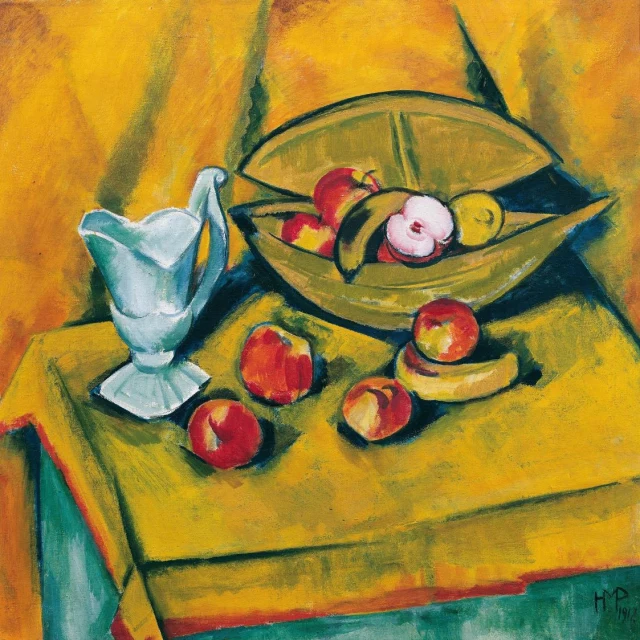 Still Life with Apples and Porcelain Jug