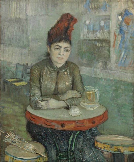 Agostina Segatori Sitting in the Café du Tambourin