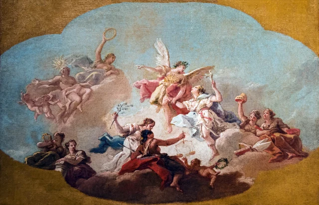 Allegory of the virtues Mocenigo