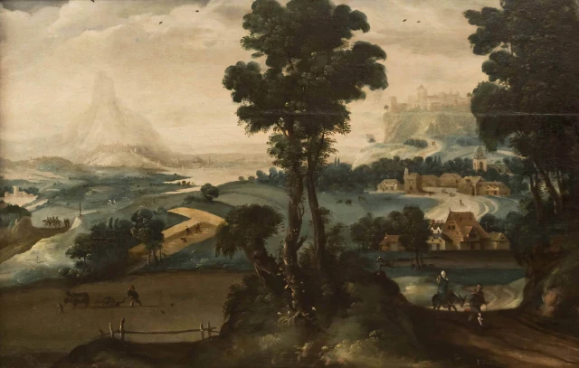 Paisaje con la huida a Egipto