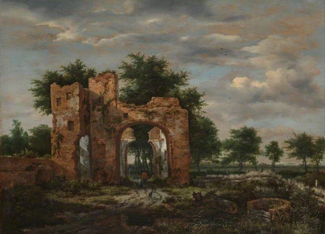 A Ruined Castle Gateway