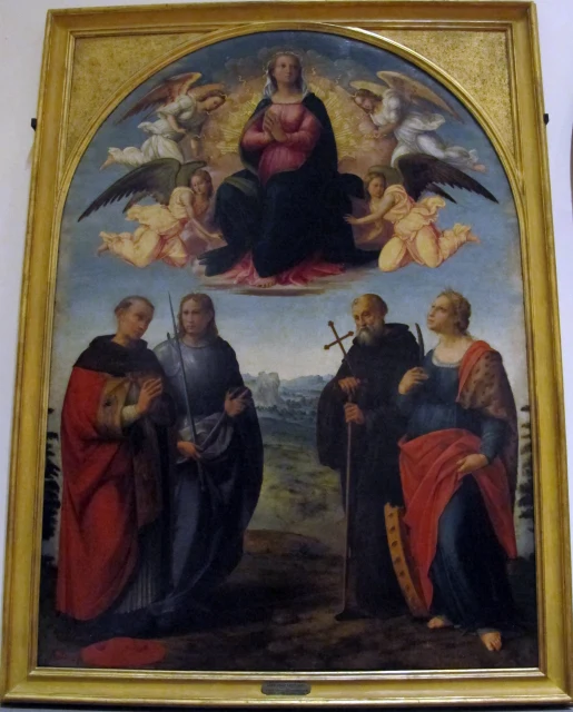 Assumption of the Virgin with Four Saints