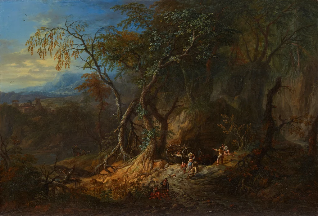 Forest Landscape with an Open Vista at Left