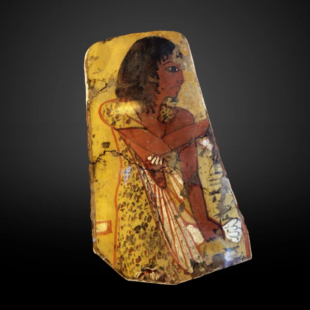 Wall Painting Fragment with a Priest from a Burial Scene