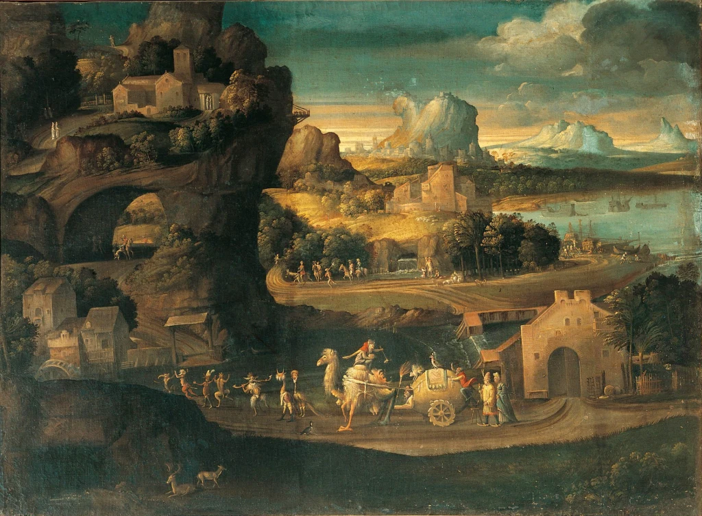 Landscape with Magical Procession
