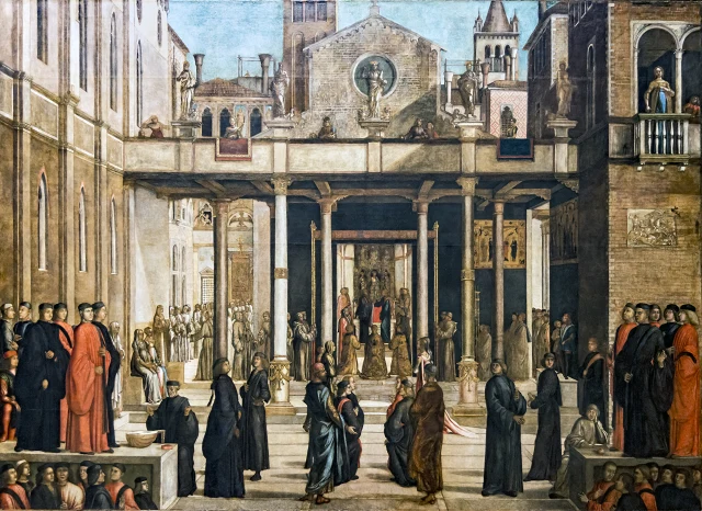 Offerta della reliquia della Croce alla Scuola Grande di San Giovanni Evangelista