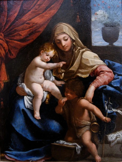 La Virgen con el Niño y san Juanito