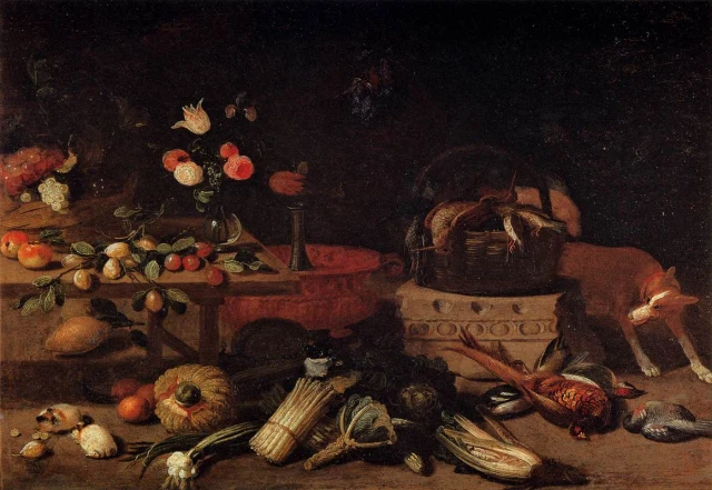 Still Life with Flowers, Fruit and Game