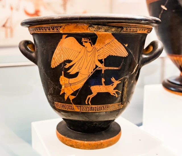 Bell-Krater with Nike and a Running Woman