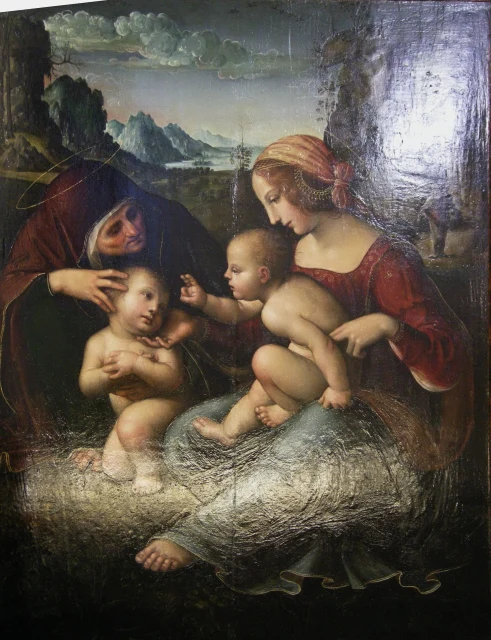 La Virgen con el Niño, santa Isabel y san Juan
