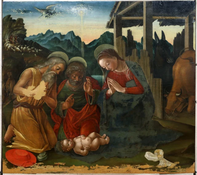 Nativity with Saint Jerome