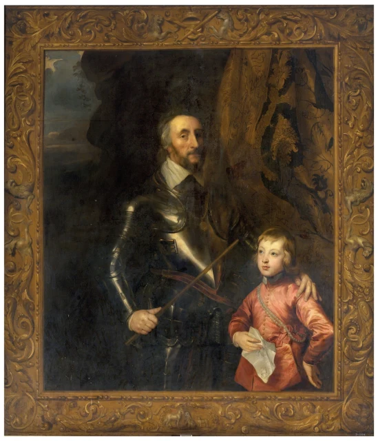 Portrait of the Earl of Arundel and his grandson Thomas
