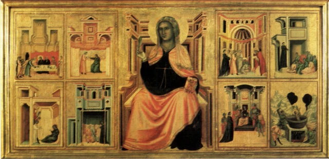 Saint Cecilia and scenes from her life