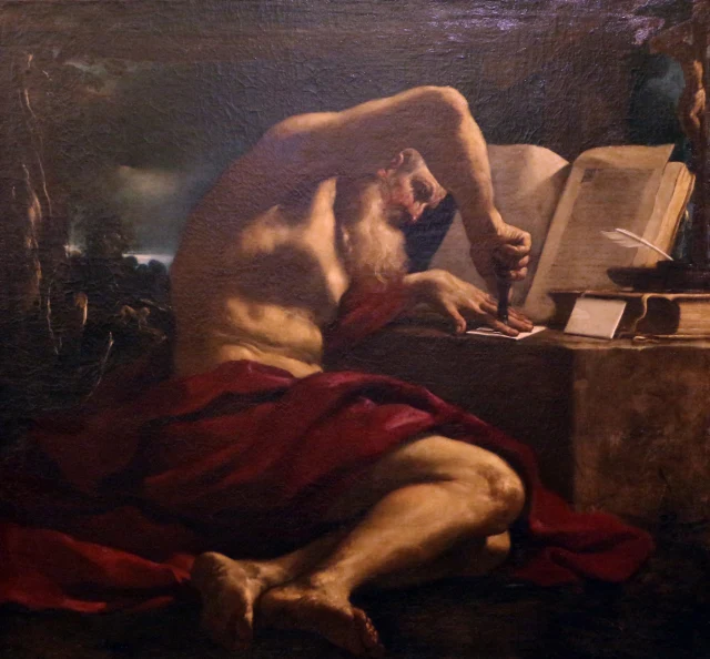 Saint Jerome Sealing a Letter