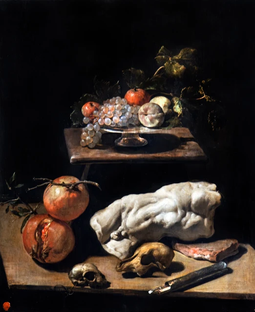 Natura morta con scultura