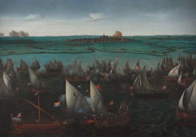 Battle between Dutch and Spanish Ships on the Haarlemmermeer, 26 May 1573