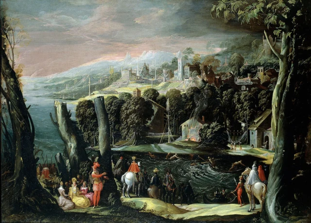 Landscape with Ladies and Knights