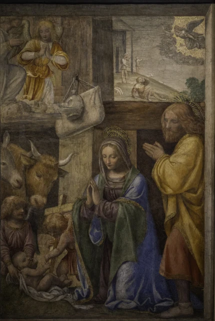 Nativity and Annunciation to the Shepherds