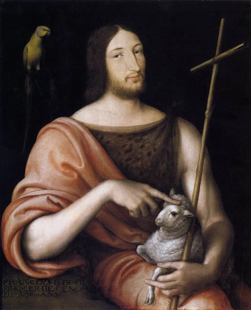 Retrato de Francisco I como san Juan Bautista