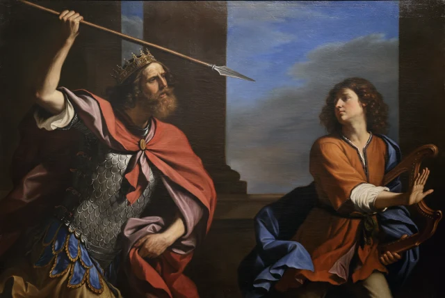 Saul Attacking David