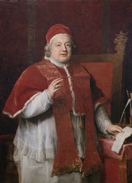 Ritratto di papa Clemente XIII Rezzonico benedicente
