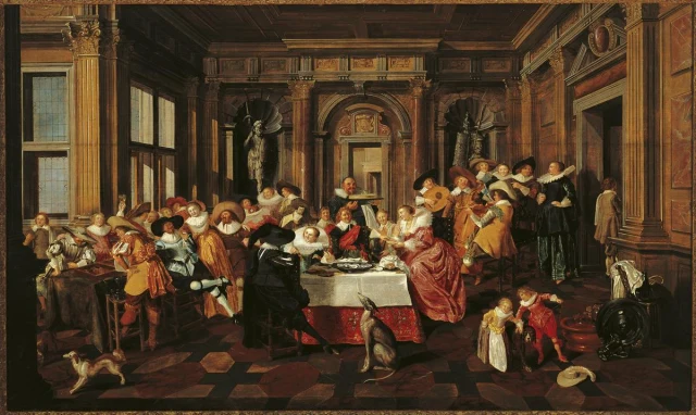 Festive Company in a Renaissance Room